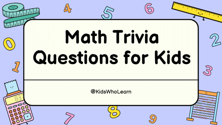 Math Trivia Questions for Kids