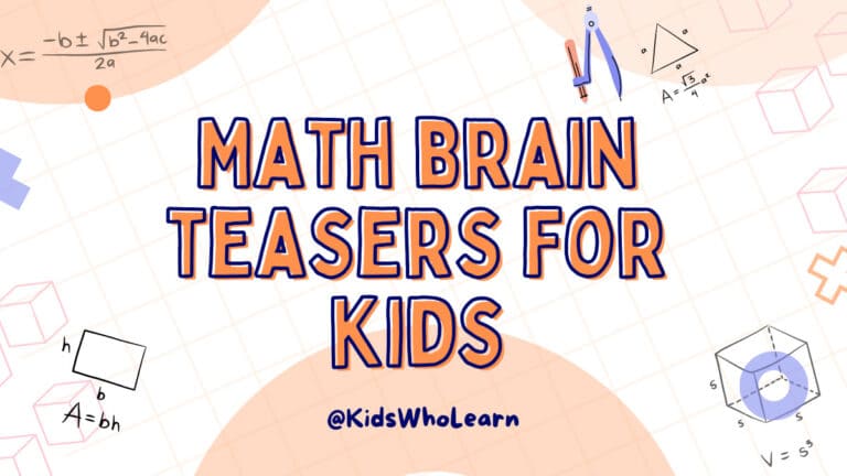 Math Brain Teasers for Kids