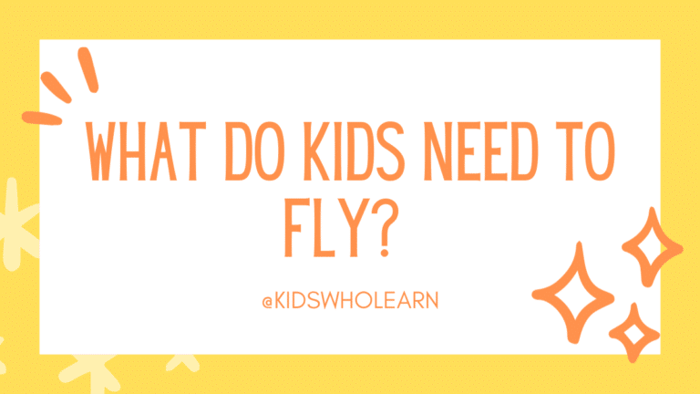 What Do Kids Need To Fly?