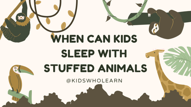 When Can Kids Sleep With Stuffed Animals