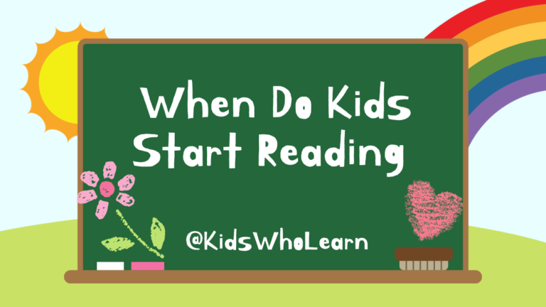 When Do Kids Start Reading