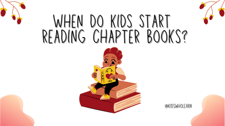 When Do Kids Start Reading Chapter Books?