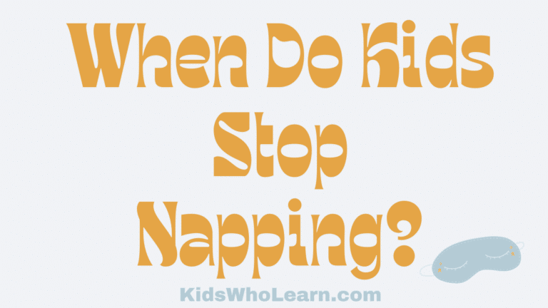 When Do Kids Stop Napping?