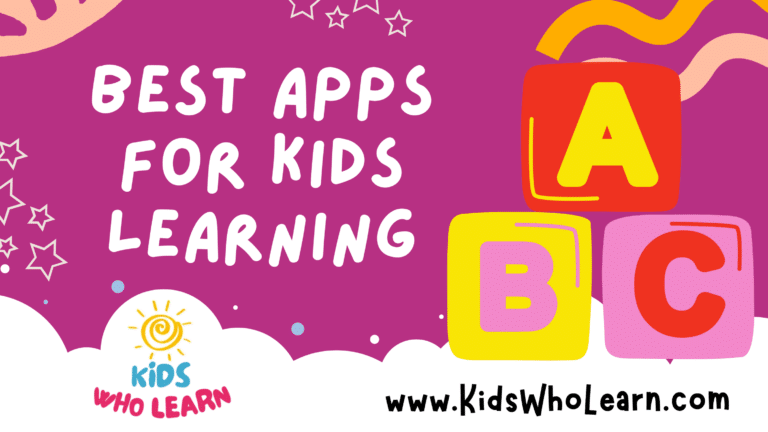 Best Apps For Kids Learning