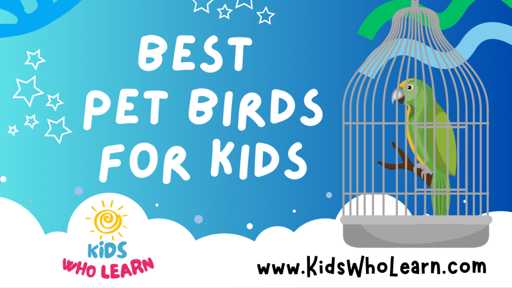 Best Pet Birds For Kids