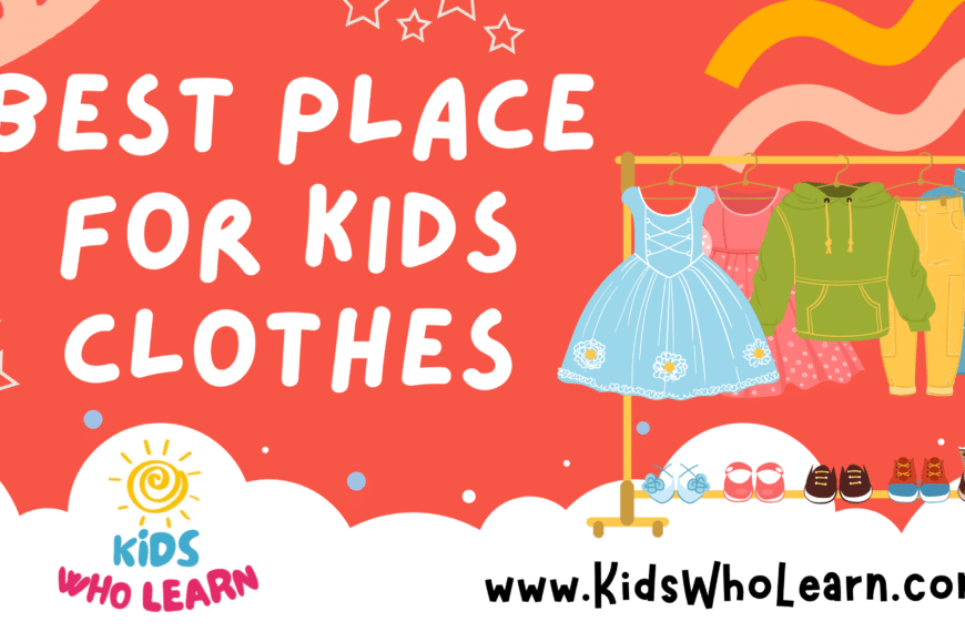 Best Place For Kids Clothes