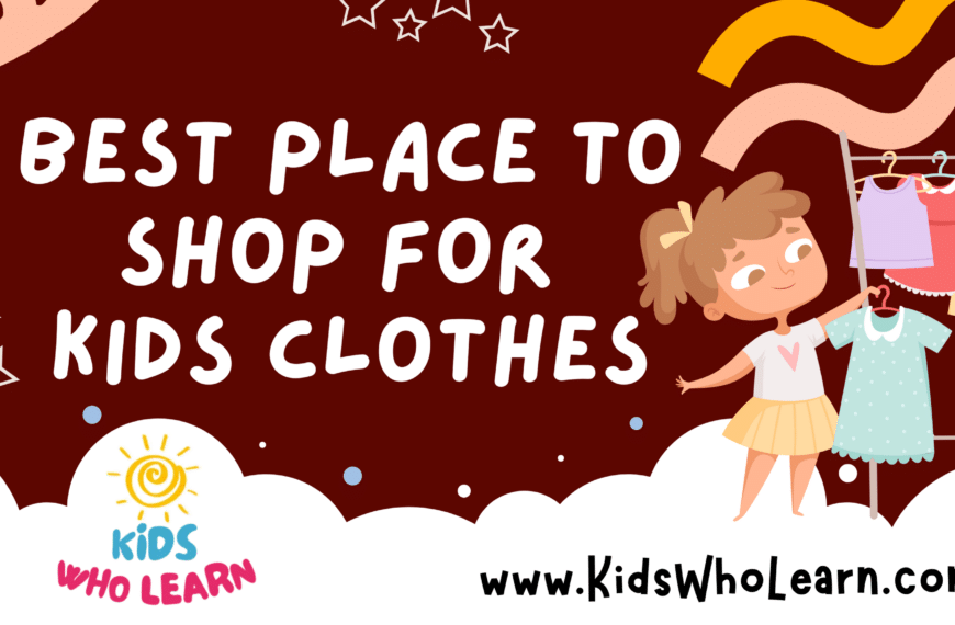 Best Place To Shop For Kids Clothes
