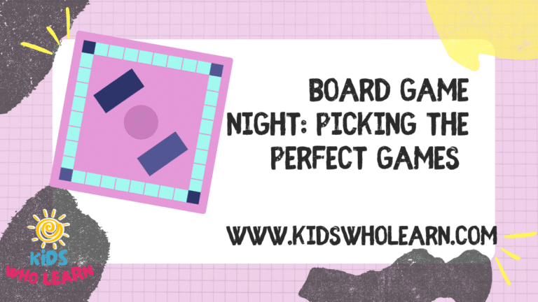 Board Game Night For Kids