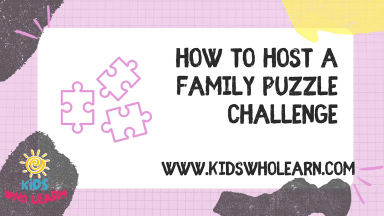 Family Puzzle Challenge For Kids