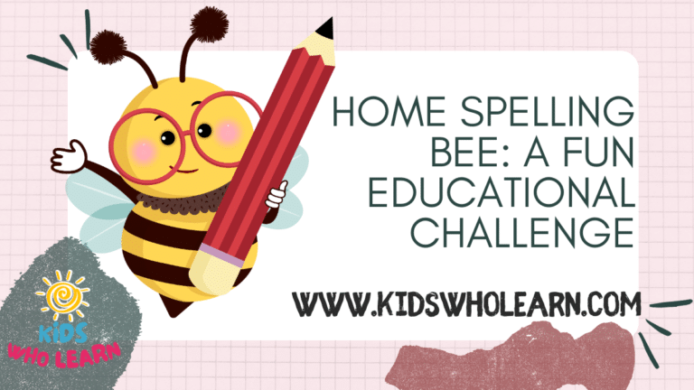 Home Spelling Bee For Kids
