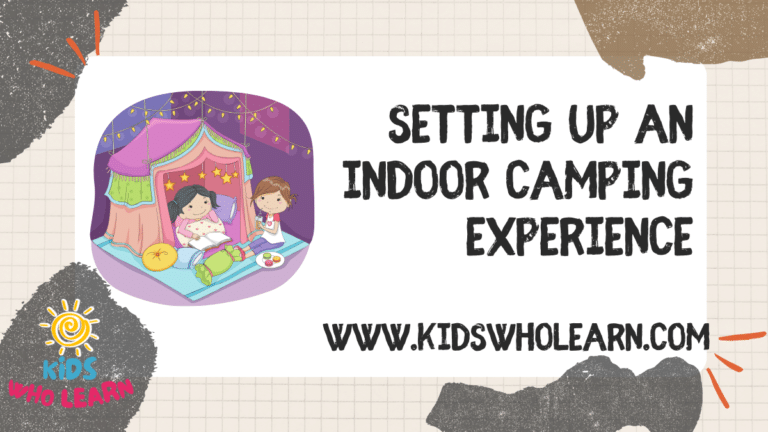 Indoor Camping For Kids
