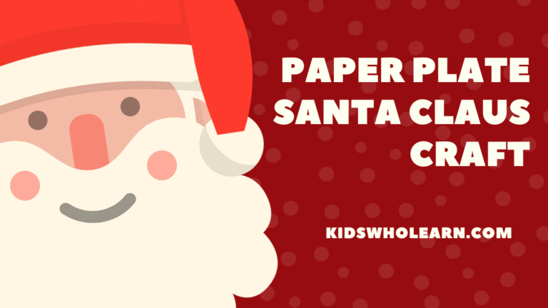 Paper Plate Santa Claus Craft